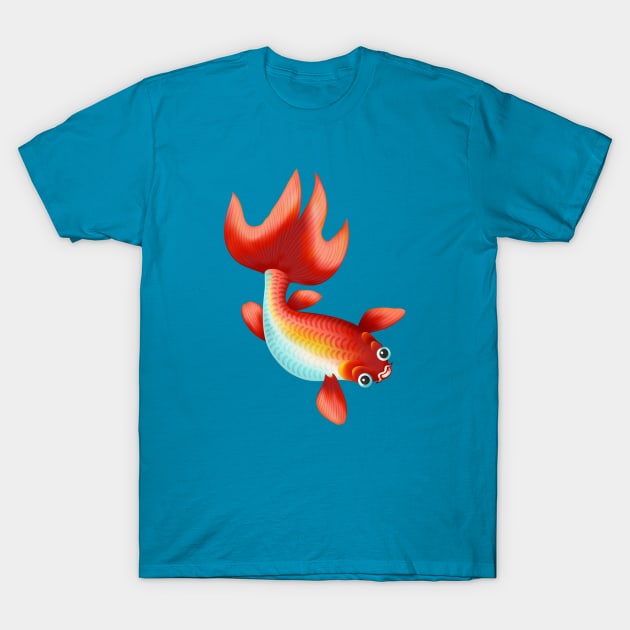 Koi fish T-Shirt by CatyArte